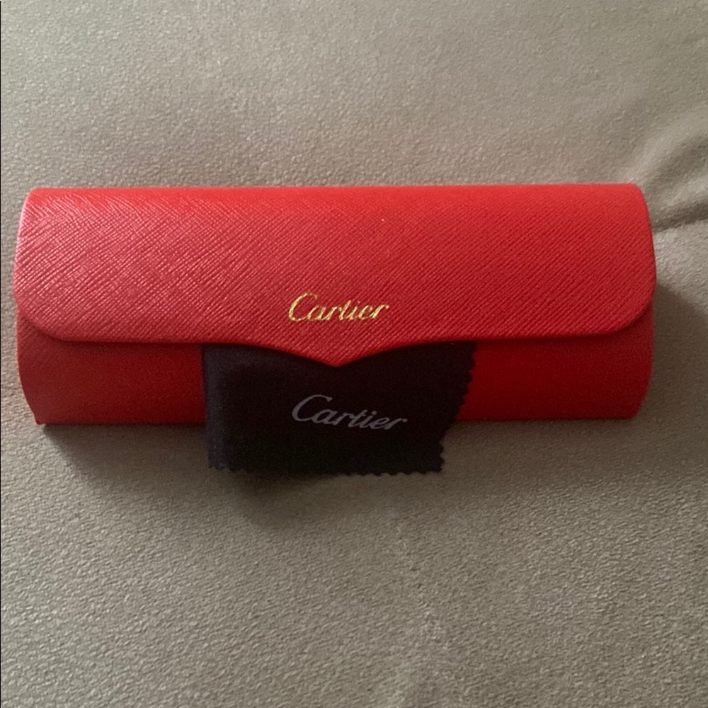 Cartier Red Eyewear Case